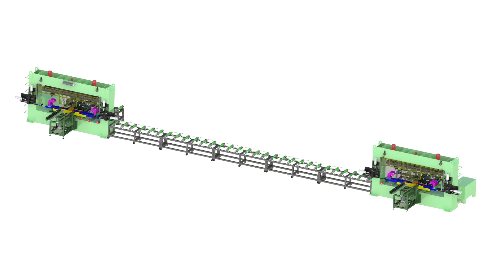 Automation Line with Stress Peening Press